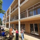 Imatge d'una visita recent a la residència de l'Hospitalet de l'Infant.