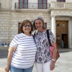 Carmen Sánchez i Cori Martínez, impulsores de la visita teatralitzada dels fills il·lustres.