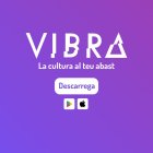 Logotip de l'Aplicació de la Generalitat de Catalunya amb tota l'oferta cultural, Vibra.