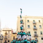 El Pde8fm va ser el castell més important dels Verds la temporada passada a la Diada del Pla de la Seu, que es va fer a la plaça de la Font.