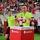 Gonzalo Romero Freixas abans del Murcia-Ceuta.