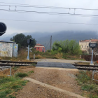Imatge del pas a nivell que es renovarà a Valls.