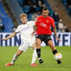 Imatge de Sergio Santos en el seu debut amb el primer equip del Real Madrid.