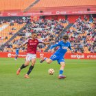 Pablo Fernández, durant el partit davant de l'Amorebieta.