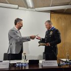 Presa de possessió del nou sotsinspector de la Policia Local de Vila-seca, Jose Valiente Reyes.