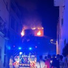 Un instant de l'incendi de Móra d'Ebre.