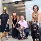 Roda de premsa per presentar l'accés d'animals de companyia a les oficines d'atenció.