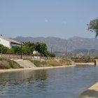 Imatge del riu Ebre al seu pas per Xerta