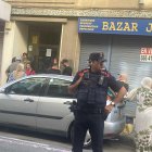 Un instant del desnonament.