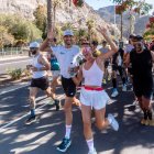 El conegut atleta Sergio Turull durant el repte 50-50-50.