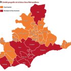 L’àmbit geogràfic de la futura Àrea Metropolitana.