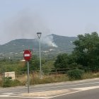 Imatge de l'incendi de Fontscaldes.