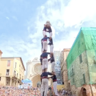 Els Xiquets del Serrallo carregant el primer 3d8 de la història.