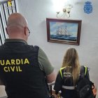 Imagen del operativo que ha llevado a cabo la Guardia Civil.