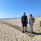 Manel García i Marta Tobella, aquest dilluns al balanç de la temporada de platges d’enguany.