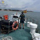 Imagen del rescate en l'Ampolla.