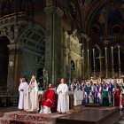 El Misteri de la Selva durant l’actuació a la basílica gòtica més important de Roma