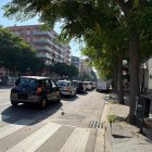 Imatge de la marxa lenta contra la ZBE a Tarragona