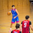 Iker Fernández durant un duel d’aquest curs amb el CBT.