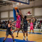 Imatge del partit d'aquest dissabte