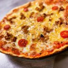 Imagen de una pizza de Casa Nostra de l'Espluga de Francolí.