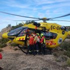 Imatge del rescat dels Bombers a Ulldemolins