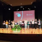 Els representants de les empreses amb els premis atorgats