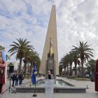 Imatge de l'acte institucional de commemoració al monument al rei Jaume I