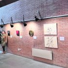 En la inauguració de l’exposició el Marcos va estar acompanyat dels seus pares.