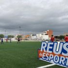 Fotografia d'arxiu de la inauguració del camp de futbol annex a l'Estadi Municipal.