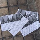 Imatge dels missatges burlescos repartits aquesta setmana.