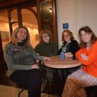 Les artistes Fina Veciana, Carme Andrade, Antònia Farré i Mar Martori.