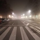 Imatge de la boira a la ciutat de Tarragona.