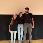 Elisabet Aleu, Carmen Montesinos i Pere Rovira, nous responsables dels Nens del Vendrell.