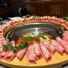 Imagen de la comida que se puede comer en el restaurante RedDragon Hotpot.