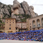 Los 600 alumnos del colegio 'El Carme' viajan a Montserrat para celebrar el centenario