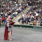 4.000 estudiants de Catalunya, València i Osca han assisit a la 21a edició del Festival Juvenil de Teatre Grecollatí que s'ha celebrat a Tarragona, al Camp de Mart i al Teatre Tarragona. Durant la mostra han gaudit d'una tragèdia d'Eurípides i d'una comèdia de Plaute.
