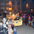 Melcior, Gaspar i Baltasar van arribar a Prades la nit del dia 5 i a l'església es van adreçar a tots els nens de la vila. Posteriorment van repartir els regals a tots els nens al centre cívic.