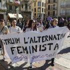 Recull de les millors imatges de la manifestació del Dia de la Dona a Reus