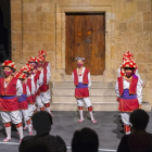 Representación de la Moixiganga en el Seminari de Tarragona durante la Santa Tecla 2020