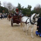 Arribada del Reis Mags al parc Sant Jordi de Reus