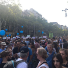 Manifestació 'No tinc por' a Barcelona contra el terrorisme, la venta d'armes i a favor de la pau.