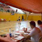 El pabellón del Nàstic acoge la segunda fase de la Copa de España Freestyle de patinaje.