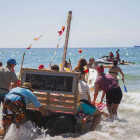 La 9a Travessa d'Andròmines ha tingut lloc aquest dimecres 15 d'agost a la platja del Miracle
