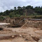 El Camp de Tarragona intenta recuperar la normalitat arreglant dels desperfectes ocasionats pels aiguats