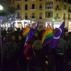 Manifestació a Tarragona en el dia contra la violència de gènere.