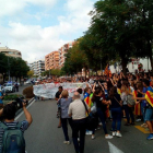 Manifestació d'estudiants a Tarragona en defensa de l'1-O
