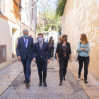 El presidente de la Generalitat intercambia opiniones sobre la afectación de la covid-19 en la cultura popular