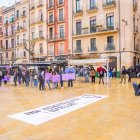 Lectura del manifest institucional a Tarragona