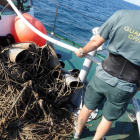 La Guardia Civil interviene 160 cadups ilegales para pescar pulpos en el delta del Ebro